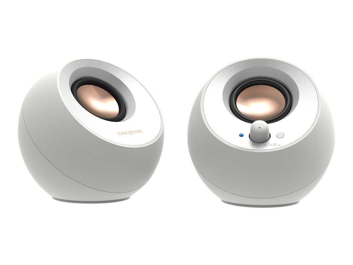 Creative Labs Creative Pebble V3 - Lautsprecher - für PC - 2.0-Kanal - kabellos - Bluetooth - USB - 8 Watt (Gesamt), Ansicht 4