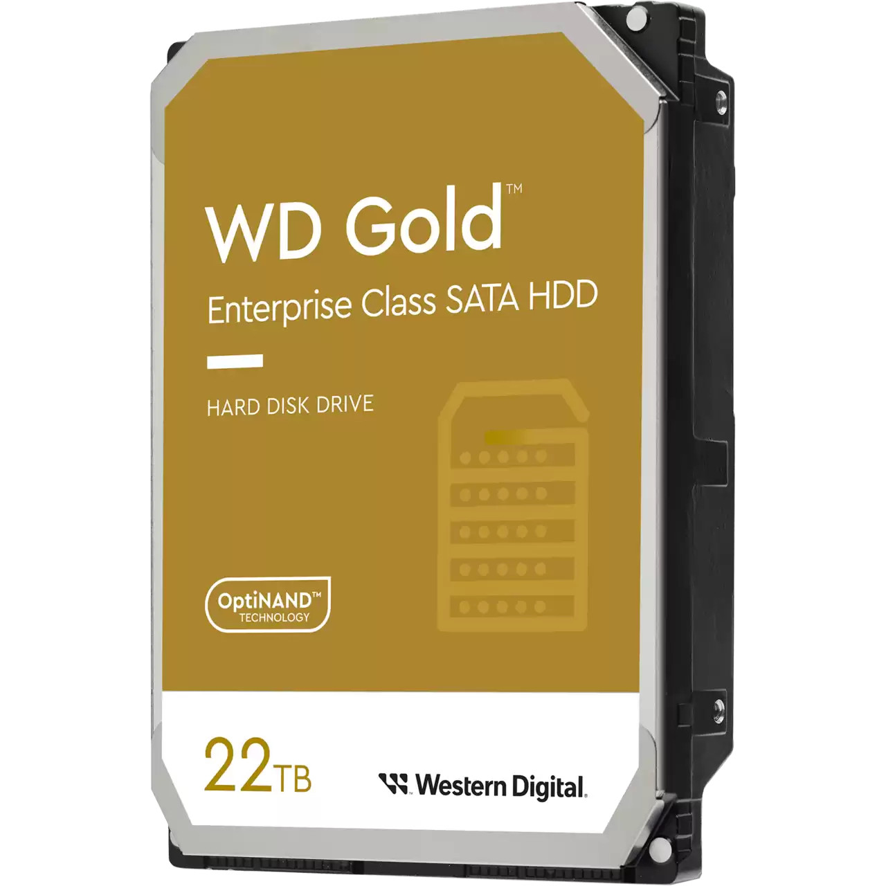 WD Gold WD221KRYZ - Festplatte - Enterprise - 22 TB - intern - 3.5 (8.9 cm), Ansicht 2
