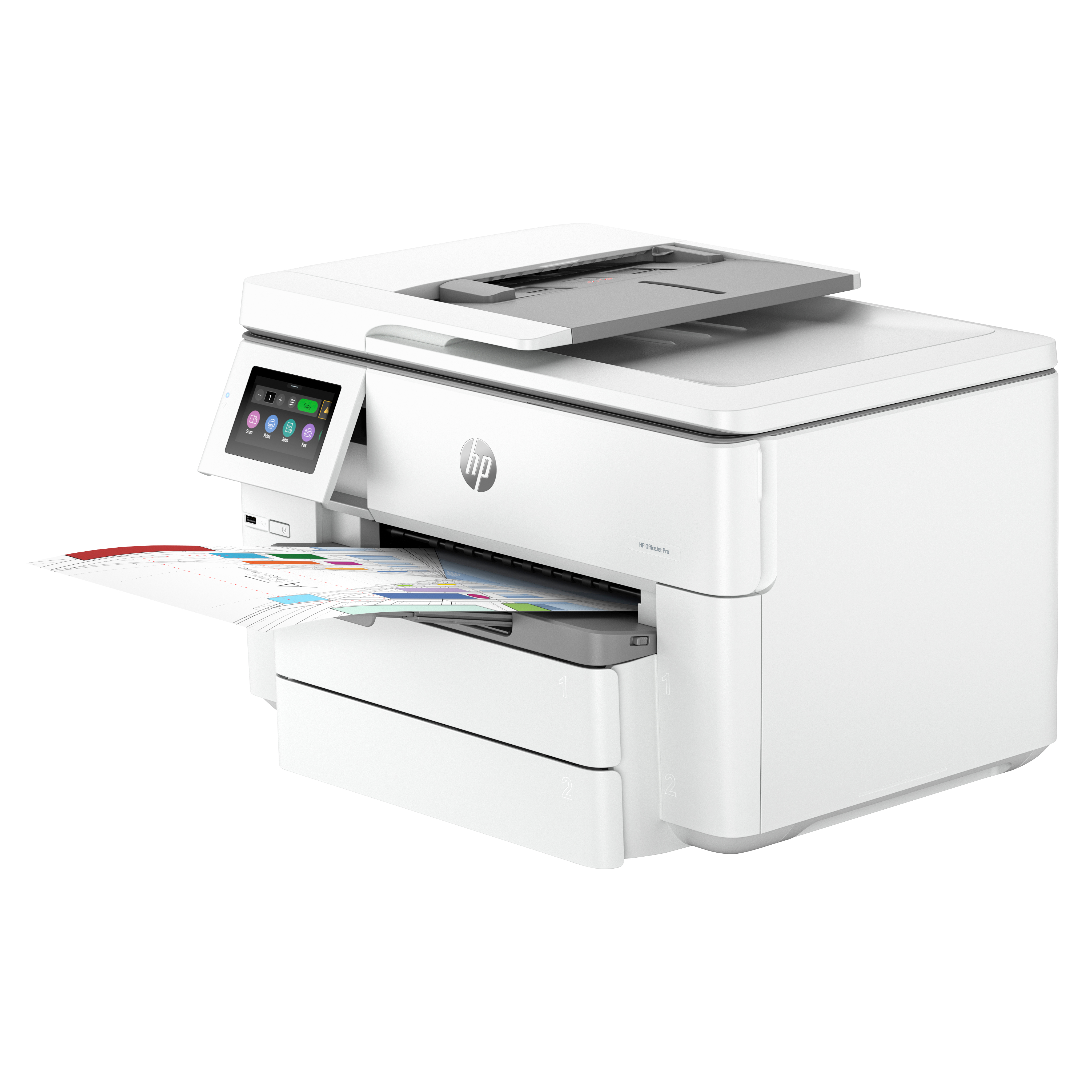 HP OfficeJet Pro 9730e Multifunktionsgerät 537P6B#686 - Multifunktionsgerät - Tintenstrahldruck, Ansicht 2