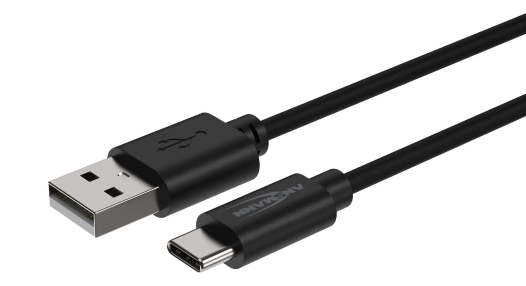Ansmann 1700-0130 - 1 m - USB A - USB C - 0,48 Gbit/s - Schwarz, Ansicht 2