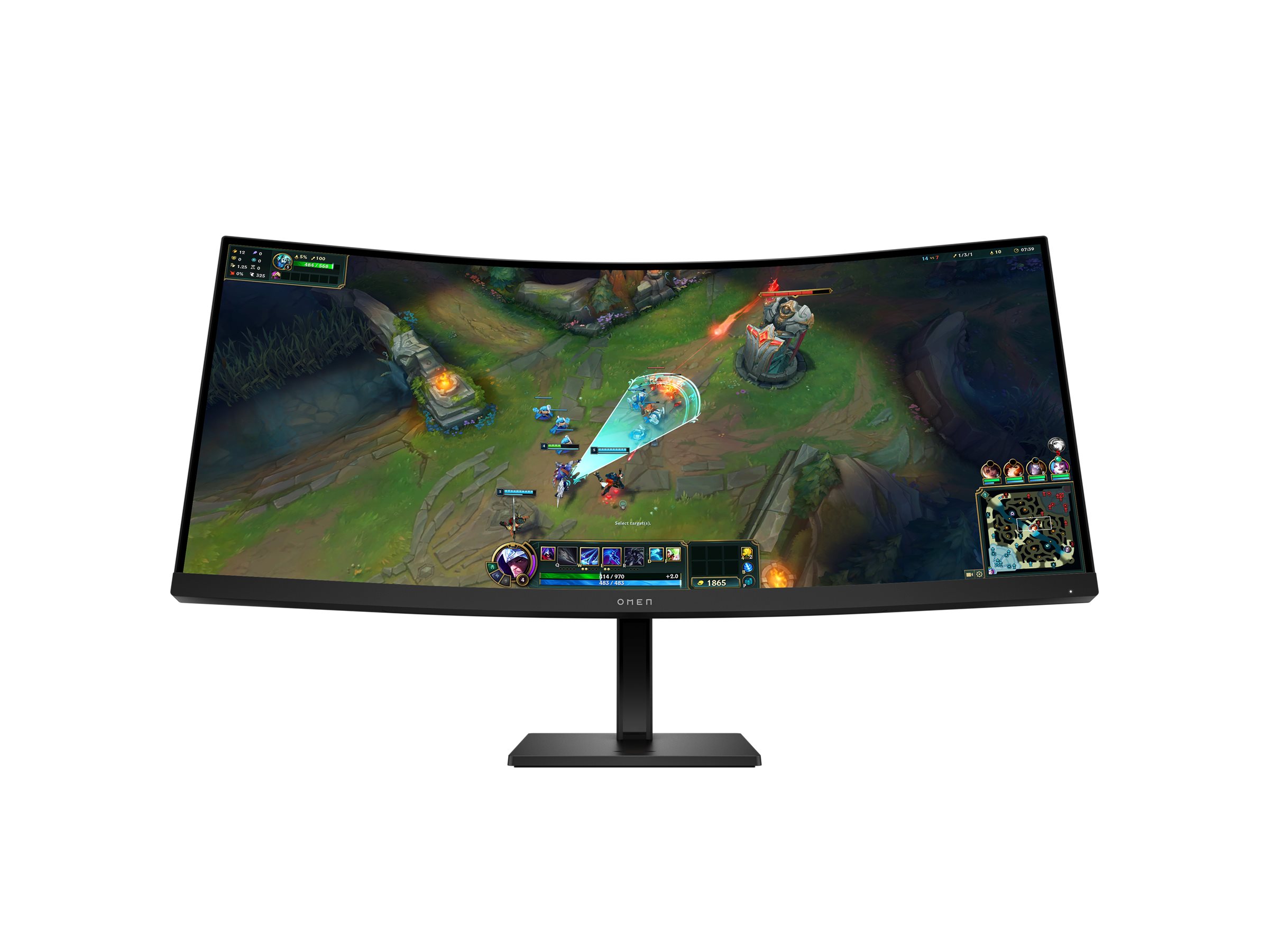 HP OMEN by HP 34c G2 - LED-Monitor - Gaming - gebogen - 86.4 cm (34")