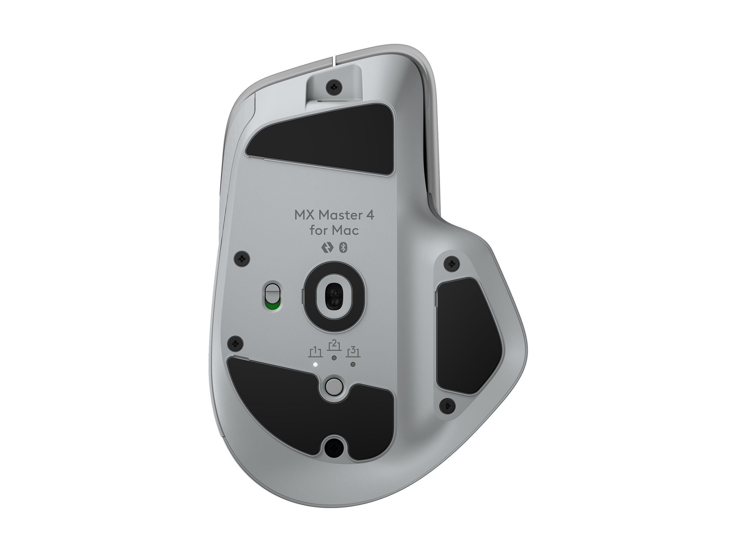 Logitech MX Master 4 for Mac - Maus - 8 Tasten - kabellos - Bluetooth, 2.4 GHz - kabelloser Empfänger (USB), Ansicht 2