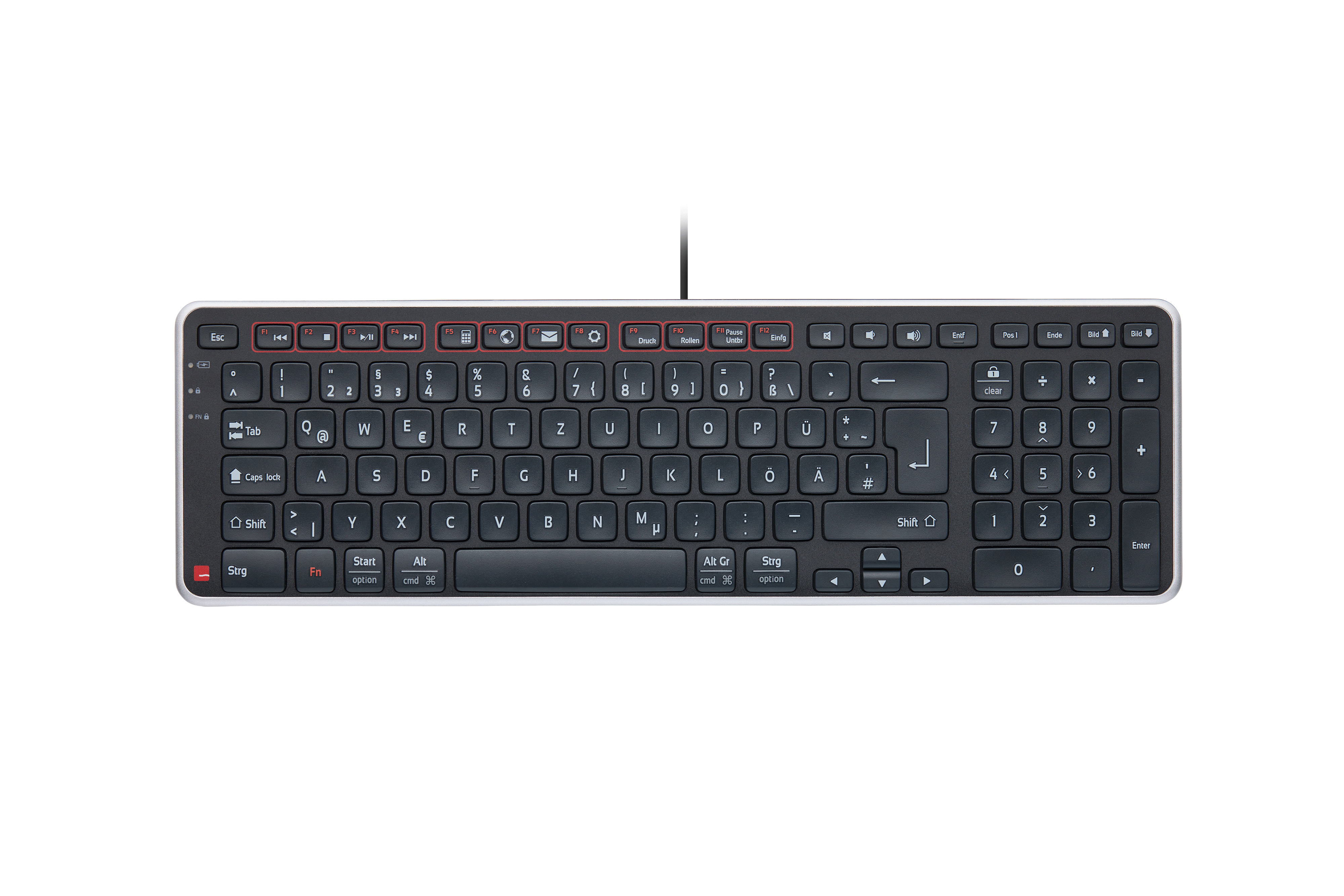 Contour Balance - Tastatur - USB - TL: Deutsch, QWERTZ, Ansicht 2