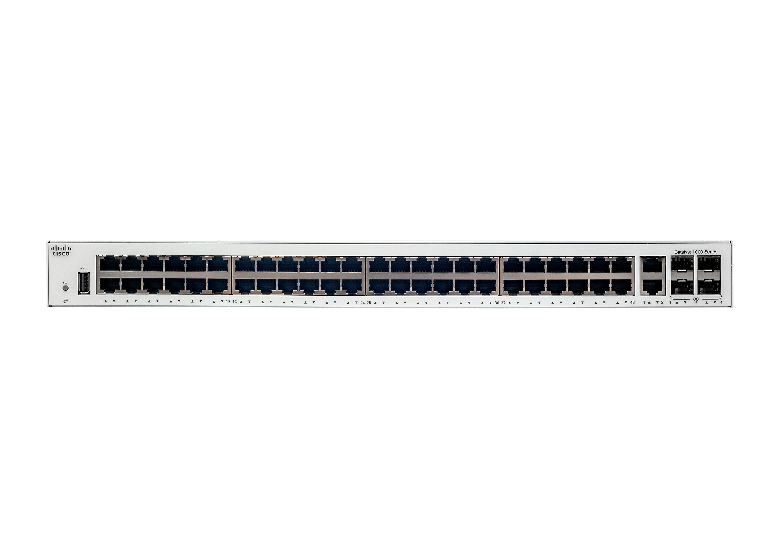 Cisco Catalyst C1000-48T-4G-L, Managed, L2, Gigabit Ethernet (10/100/1000), Vollduplex