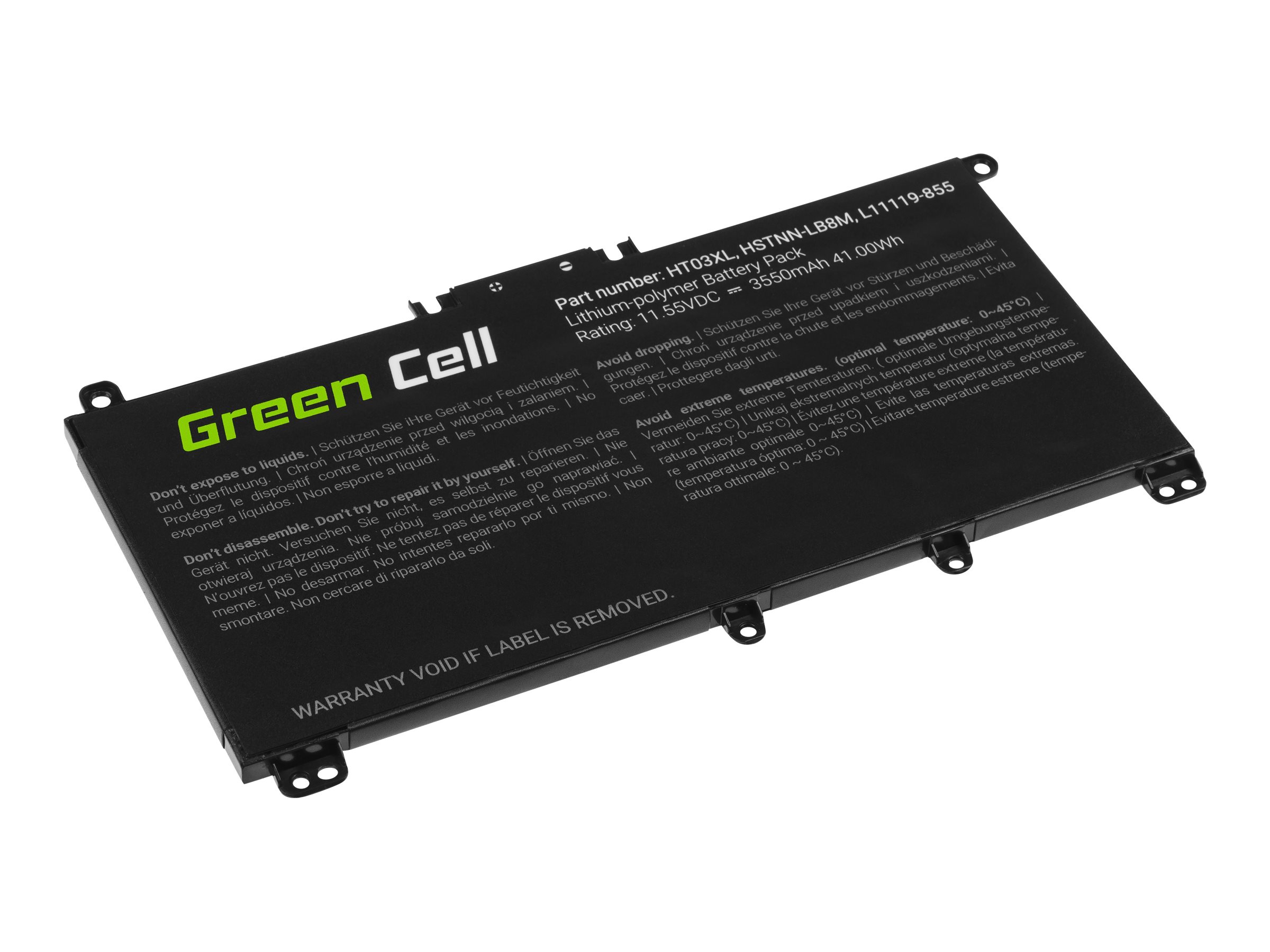 Green Cell Laptop-Batterie (gleichwertig mit: HP HT03XL), Ansicht 5