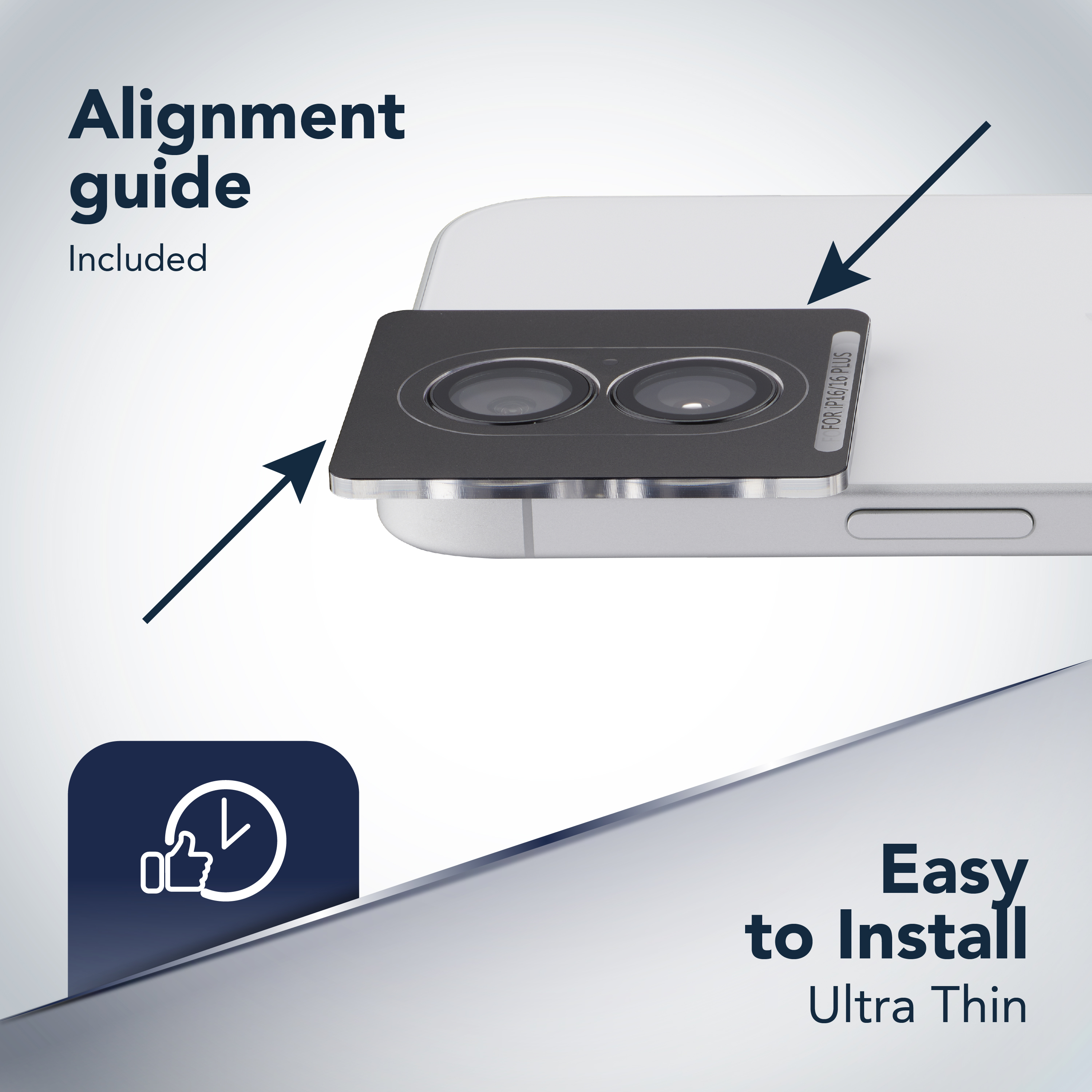 Cellularline Camera Lens Protection Ring iPhone 17 Clear, Ansicht 4