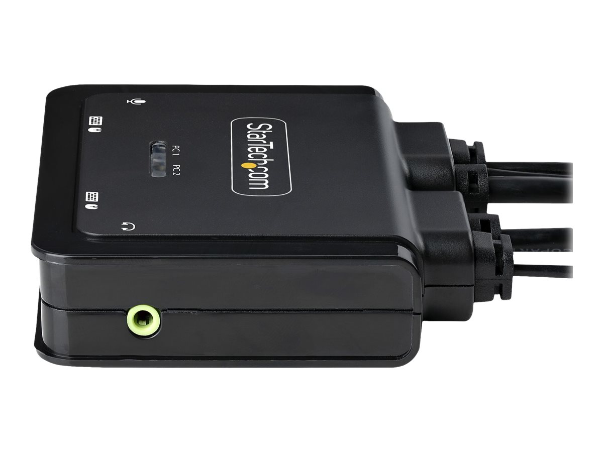 StarTech.com 2-Port USB-C Kabel KVM Switch, 4K60Hz