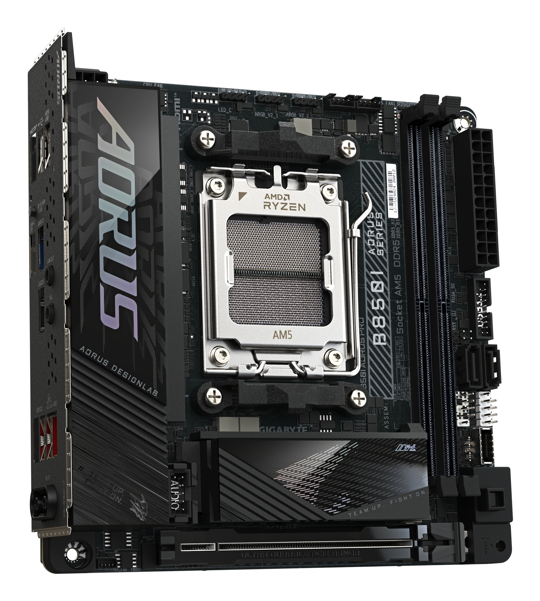 Gigabyte AORUS B850I PRO - Motherboard - Mini-ITX - Socket AM5 - AMD B850 Chipsatz, Ansicht 4