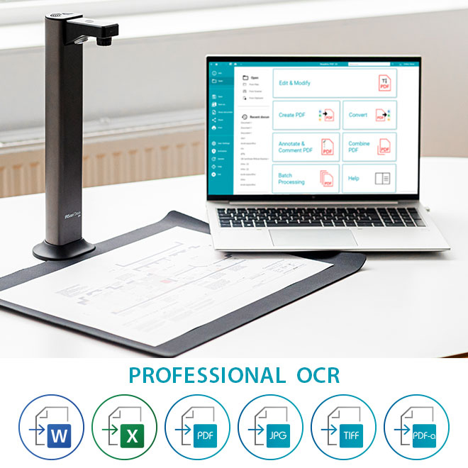IRIS Scan Desk 7 Pro A3 Win/Mac - Dokumentenscanner - Dokumentenscanner, Ansicht 4