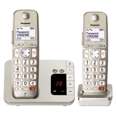 Panasonic KX-TGE262GN - DECT-Telefon - Kabellos - Freisprecheinrichtung - 200 Eintragungen - Anrufer-Identifikation, Ansicht 3