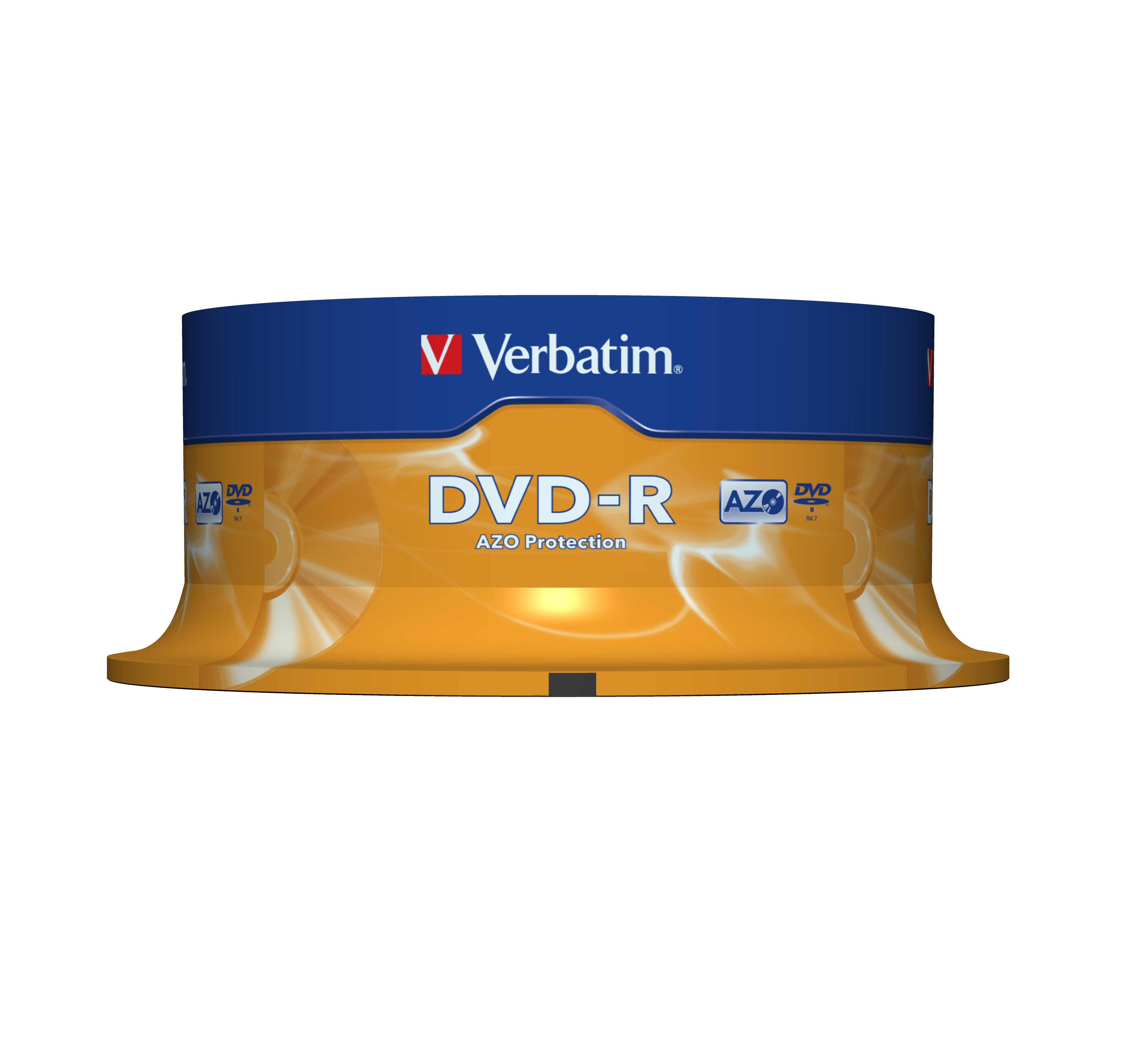 Verbatim 25 x DVD-R - 4.7 GB 16x - mattsilber, Ansicht 2