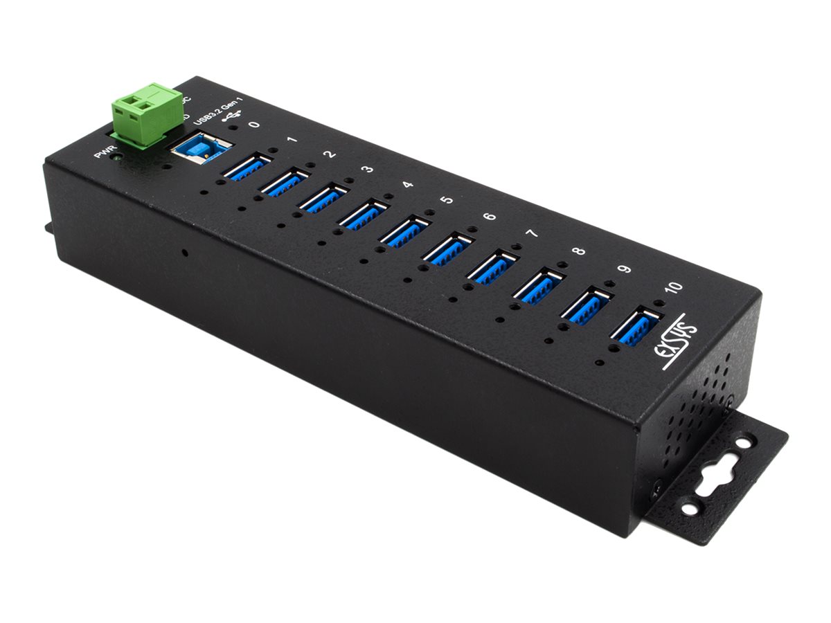 Exsys EX-1510HMVS - Hub - 10 x USB 3.2 Gen 1, Ansicht 4