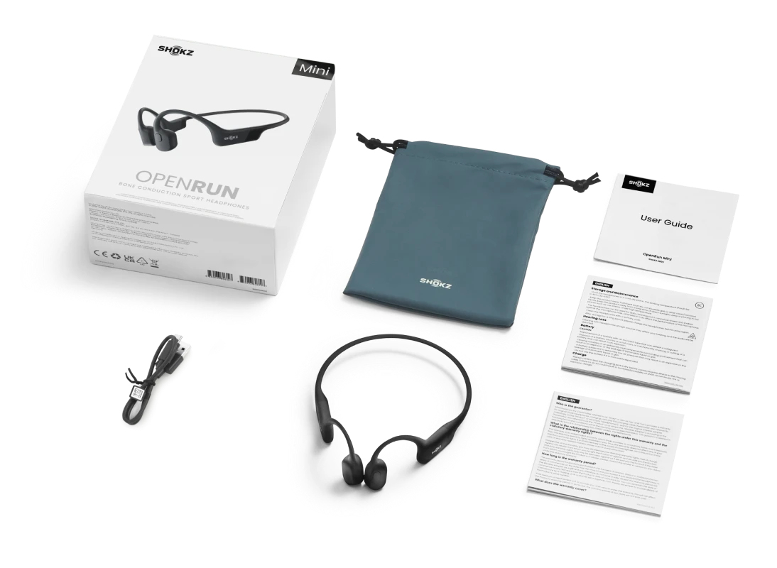AfterShokz SHOKZ OpenRun Mini - Kopfhörer mit Mikrofon - offenes Ohr, Ansicht 2