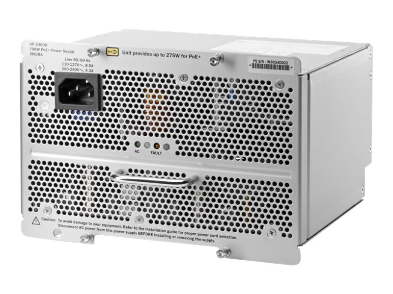 HPE Aruba 5400R 700W PoE+ zl2 PSU (J9828A#ABB)