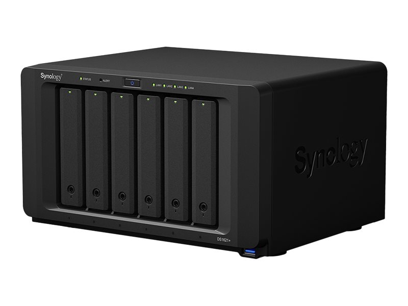 Synology Disk Station DS1621+ - NAS-Server - 6 Schächte (K/DS1621+ + 6X HAT5300-16T)
