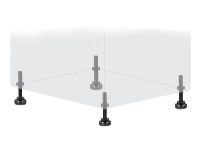 Delock Einstellbare Rack-Füße - Schwarz - 7