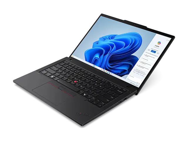 Lenovo ThinkPad T14 Gen 5 21ML - 180°-Scharnierdesign - Intel Core Ultra 7 155U  1.7 GHz - Win 11 Pro - Intel Graphics - 32 GB RAM - 1 TB SSD TCG Opal Encryption 2 NVMe Performance - 35.6 cm (14)