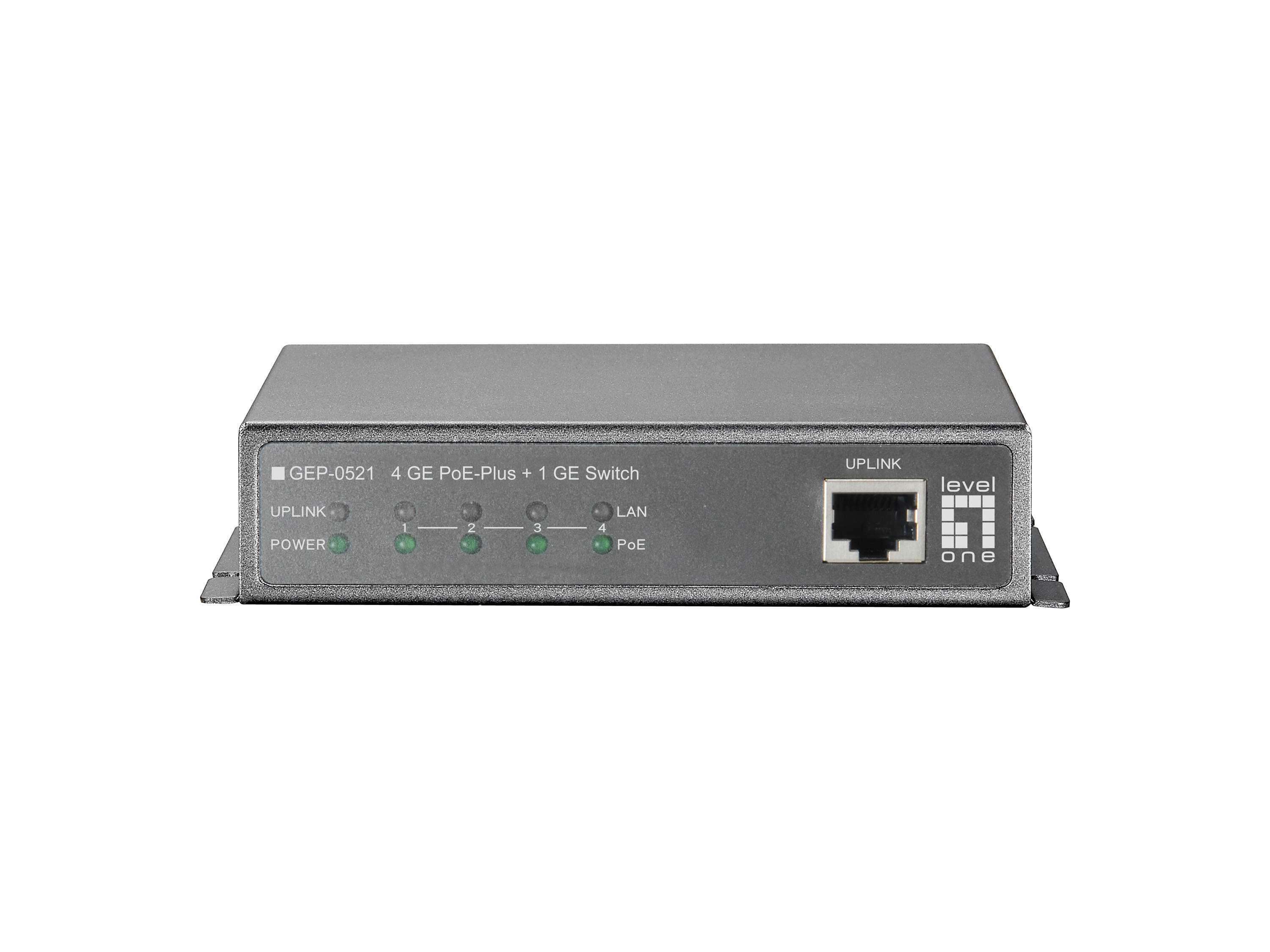 LevelOne GEP-0521 - Switch - unmanaged - 4 x 10/100/1000, Ansicht 3