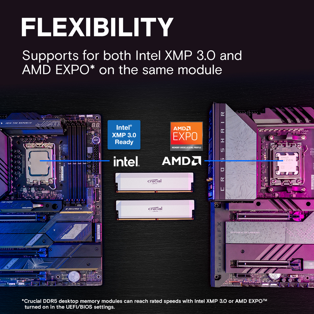 Crucial Pro - Overclocking Edition - DDR5 - Kit, Ansicht 3