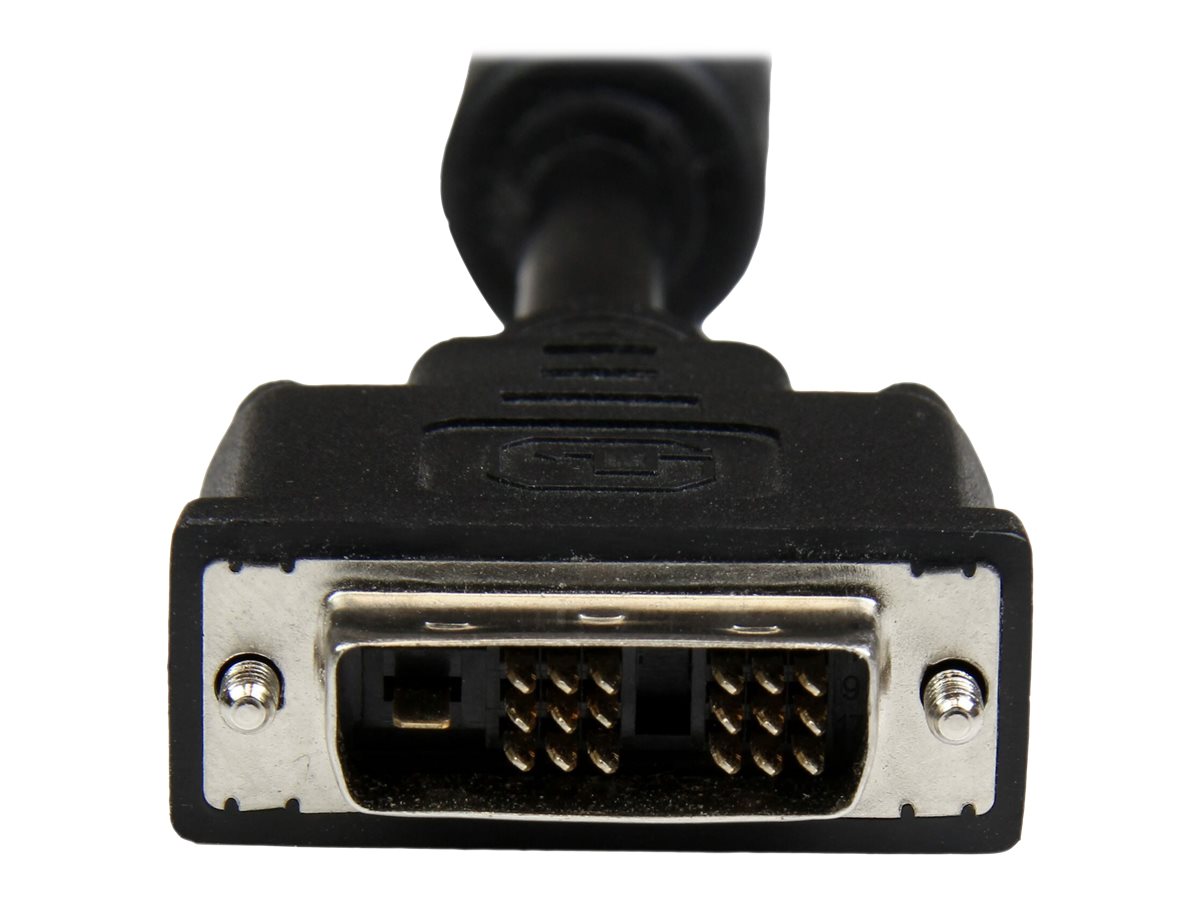 StarTech.com 5m DVI-D Single Link Kabel - St/St - DVI Monitorkabel - 1920x1200 - DVI Verbindungskabel/Anschlusskabel - Schwarz - DVI-Kabel - Single Link - DVI-D (M)