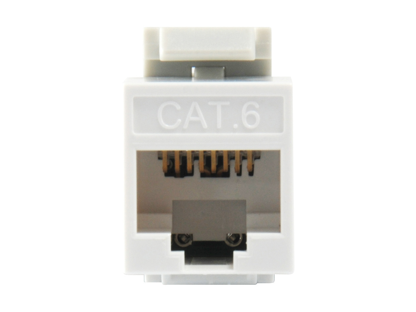 Equip Pro - Keystone Jack - CAT 6 - RJ-45 - weiß (Packung mit 8), Ansicht 4