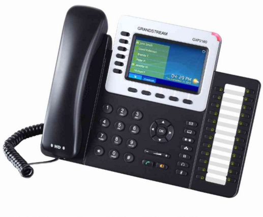 Grandstream GXP2160 Enterprise IP Phone - VoIP-Telefon, Ansicht 3