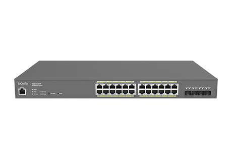 EnGenius ECS1528FP - Managed - L2 - Gigabit Ethernet (10/100/1000) - Power over Ethernet (PoE) - Rack-Einbau - Wandmonta