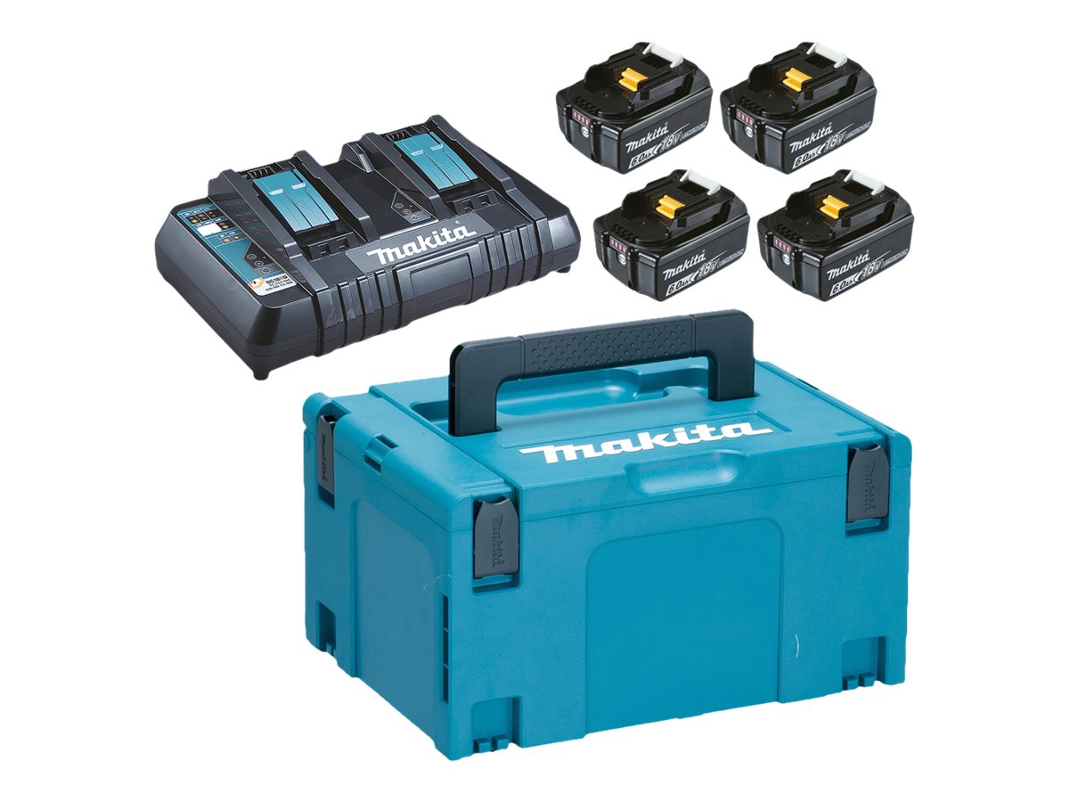 Makita LXT - Batterieladegerät + Batterie 4 x, Ansicht 3
