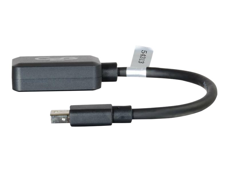 C2G 20cm Mini DisplayPort to HDMI Adapter - Thunderbolt to HDMI Converter MF - Black - DisplayPort-Kabel - Mini DisplayPort (M)