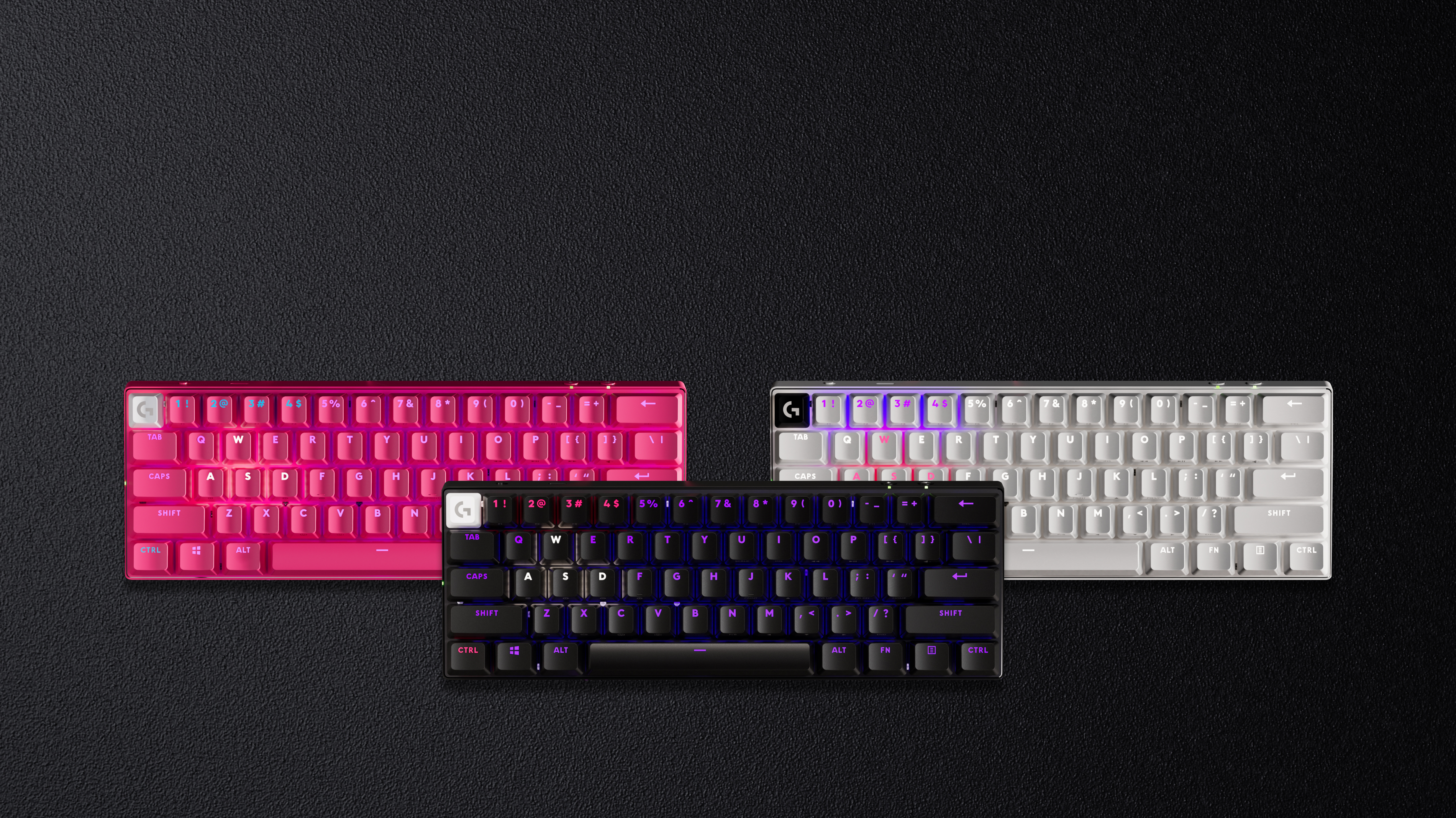Logitech G PRO X 60 - Tastatur - Gaming - 60% - TL: Französisch, AZERTY, Ansicht 2