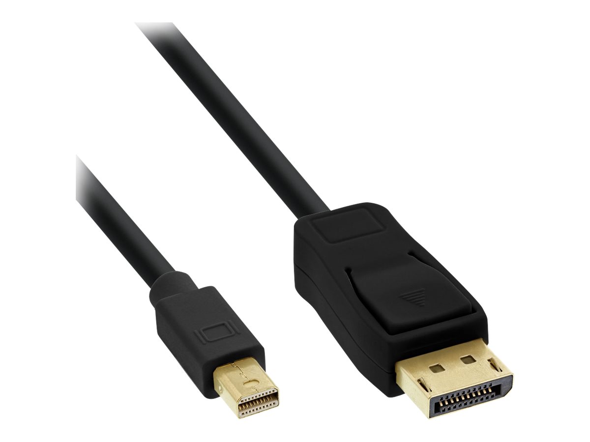 InLine - DisplayPort-Kabel - Mini DisplayPort (M) zu DisplayPort (M) - 1.5 m - Schwarz