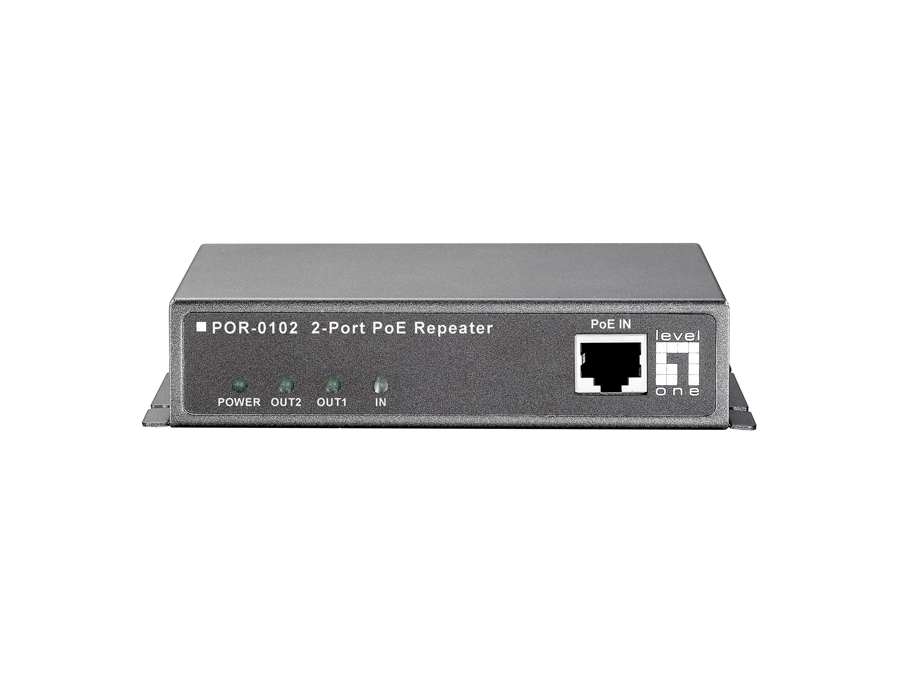 LevelOne POR-0102 2-Port PoE Repeater - Repeater, Ansicht 3