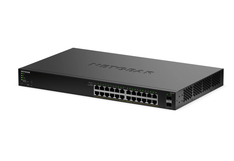 Netgear S350 24P GE PoE+ Smart Switch GS324TP - Switch - 1 Gbps, Ansicht 4