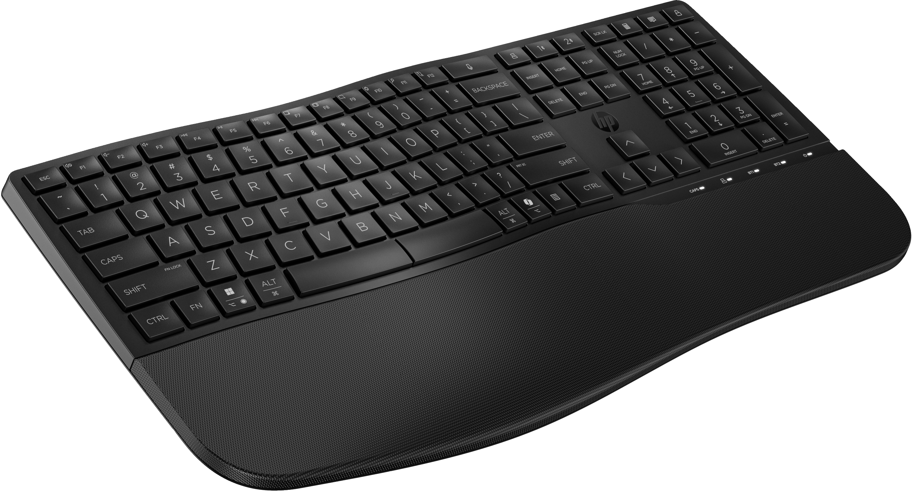 HP 685 - Tastatur - dual mode, 3-zone layout, multi-device, 23 programmable keys, OS Auto-Detectio - TL: US, QWERTY, Ansicht 2
