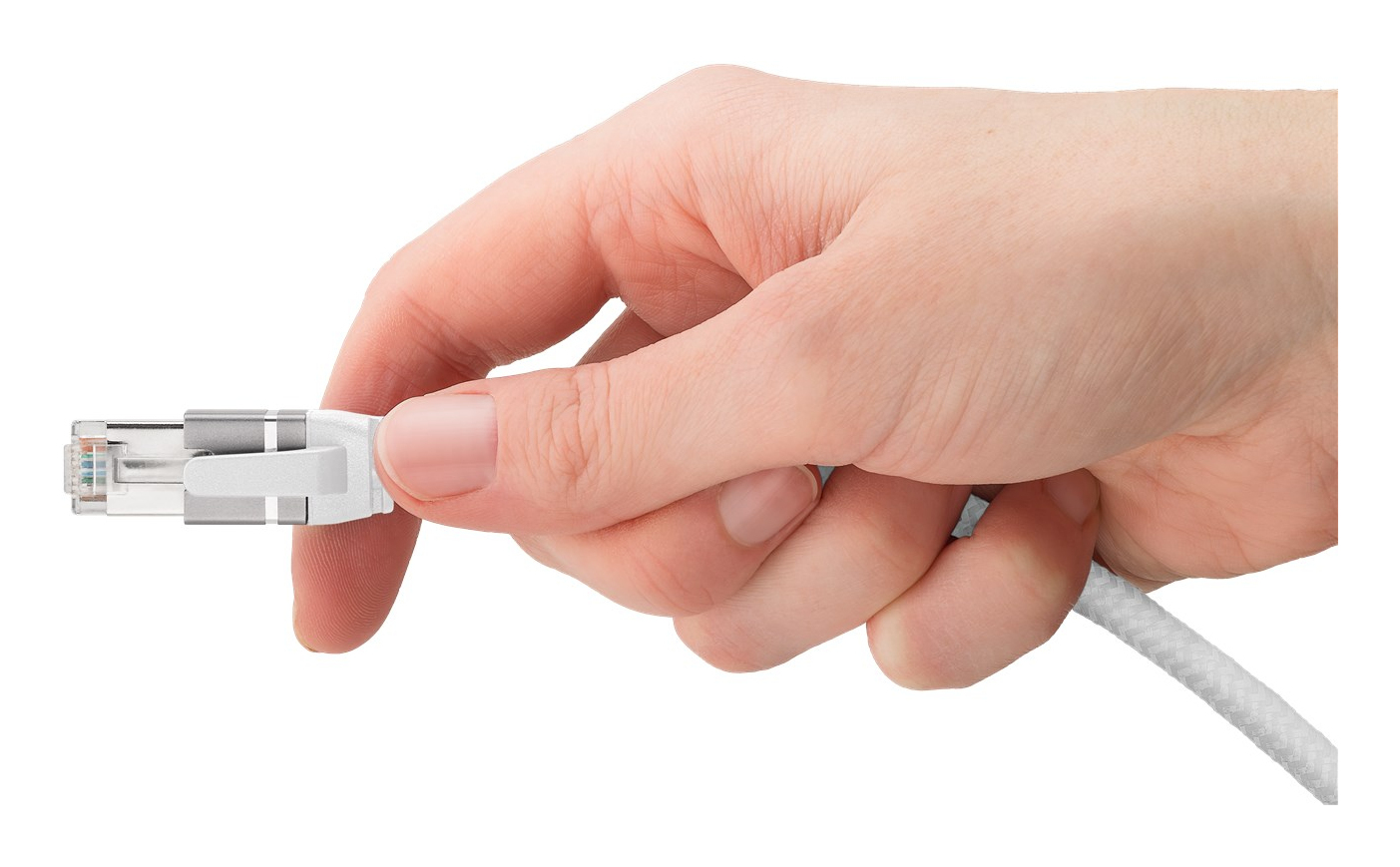 Goobay Ethernet-Kabel USB-A 3.0 auf RJ45 1 m - verbindet Router Modem oder - Modem - 1.000 Mbps, Ansicht 2