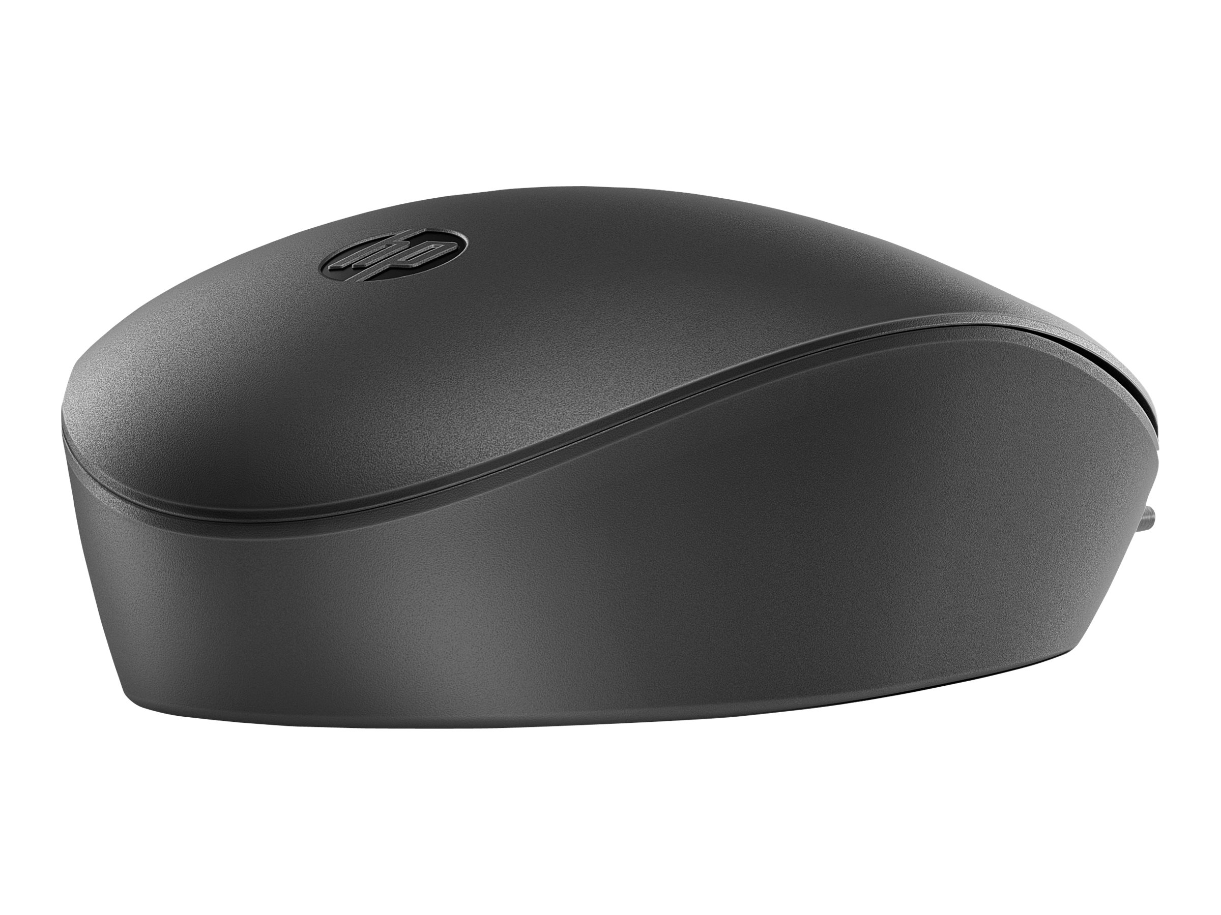 HP 125 - Maus - kabelgebunden - USB - Schwarz, Ansicht 3