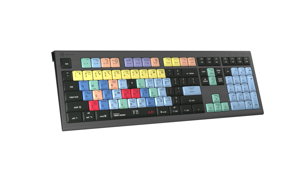 Logickeyboard Cubase / Nuendo Astra 2 - Tastatur - TL: UK, QWERTY, Ansicht 4