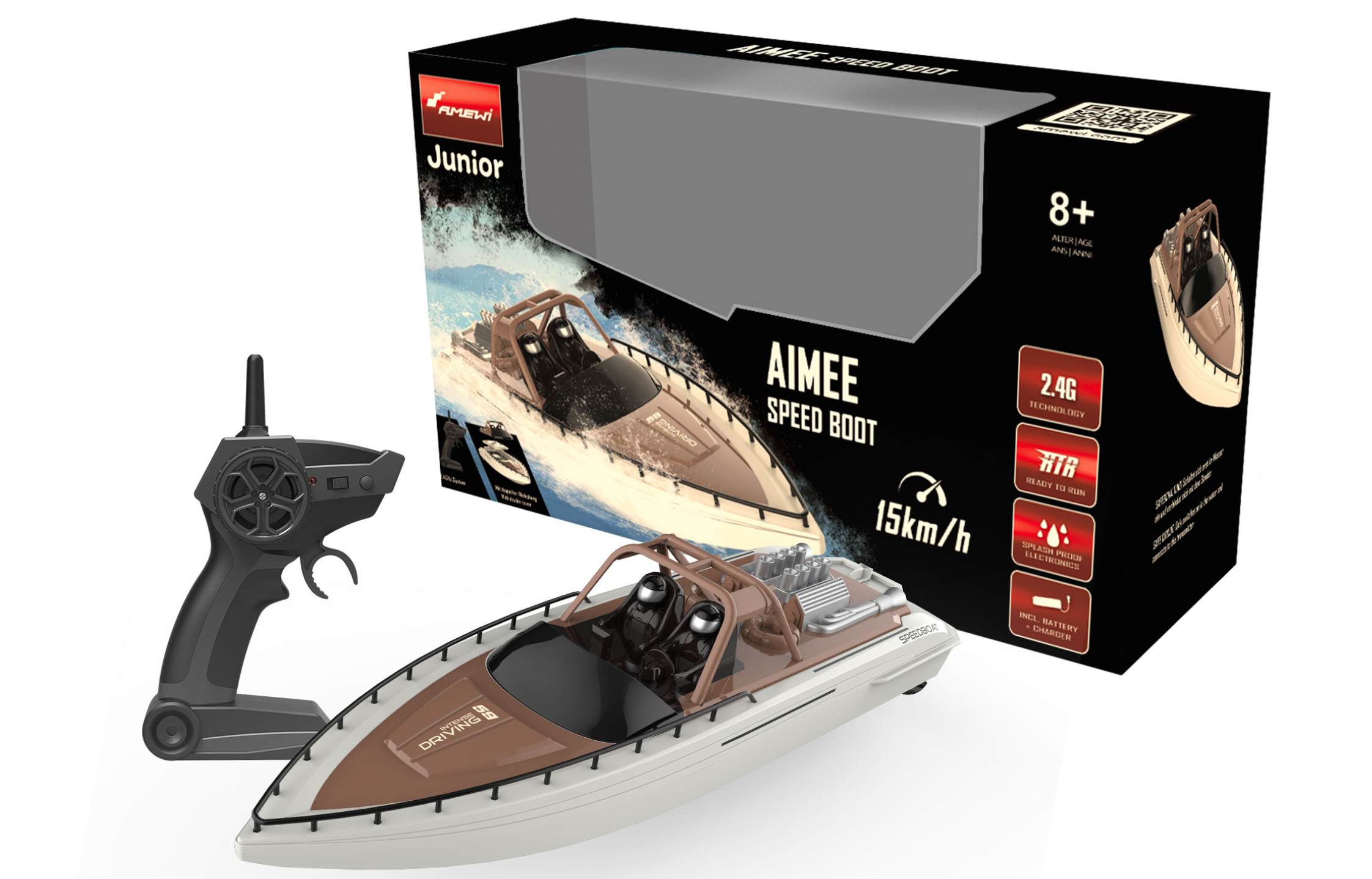 Amewi 26101 - Boot - 8 Jahr(e) - 800 mAh - 452 g, Ansicht 2