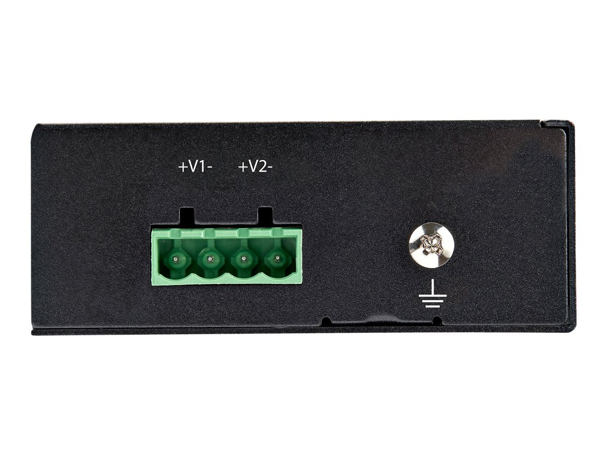 StarTech.com Industrial Gigabit PoE Injector - High Speed/High Power 90W - 802.3bt PoE++ 48V-56VDC Hutschiene UPoE/Ultra Power Over Ethernet Injektor Adapter -40&deg;C bis 75&deg;C Robust (POEINJ1G90W)