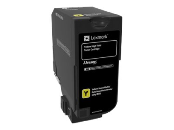 Lexmark Hohe Ergiebigkeit - Gelb - original