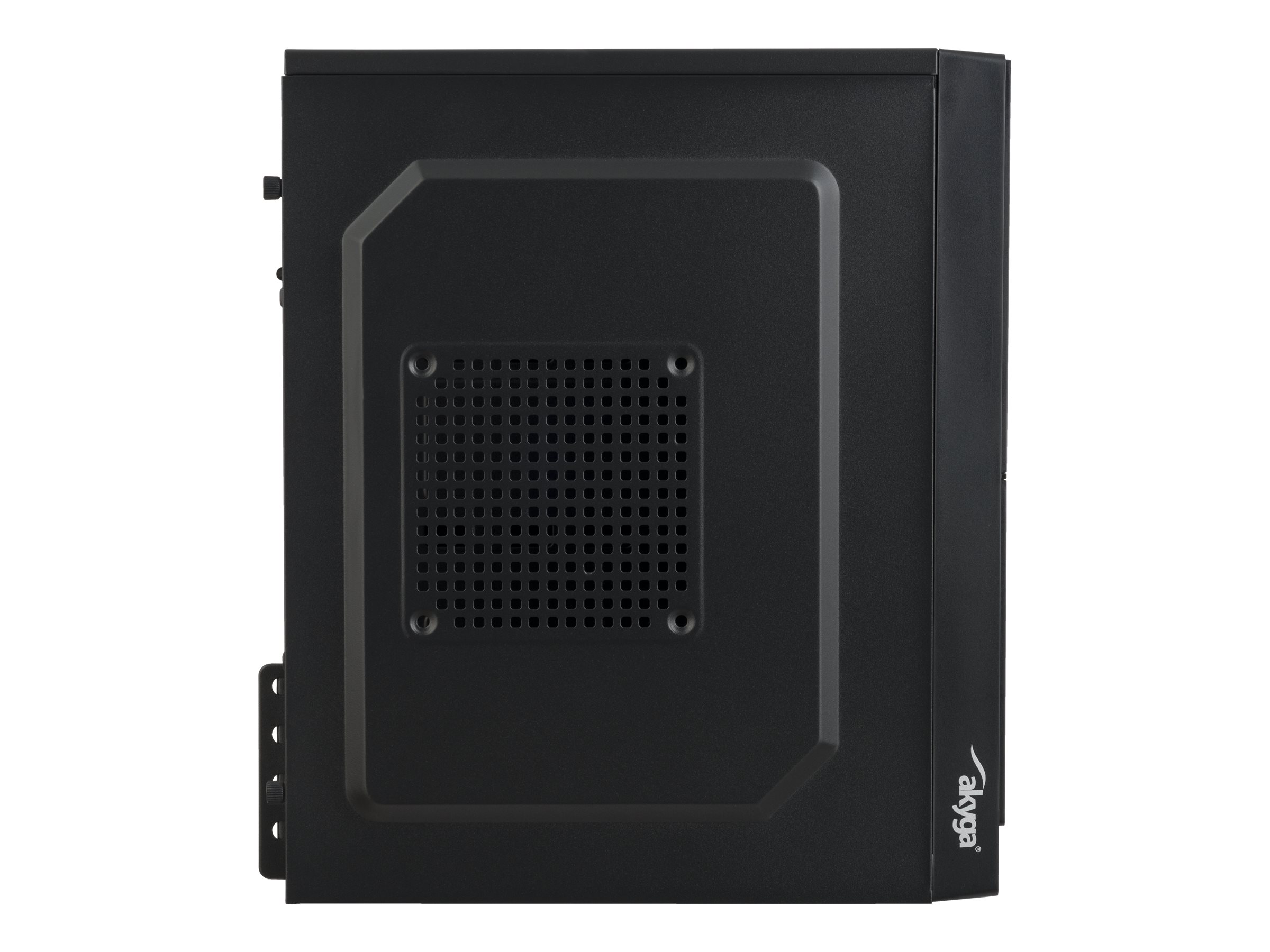 Akyga AK36BK - Micro Tower - PC - ABS Synthetik - Schwarz - Flex-ATX - micro ATX - Mini-ITX - Heimbüro, Ansicht 3
