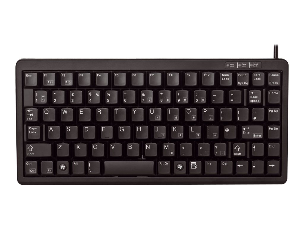 Cherry Compact-Keyboard G84-4100 - Tastatur - PS2 USB
