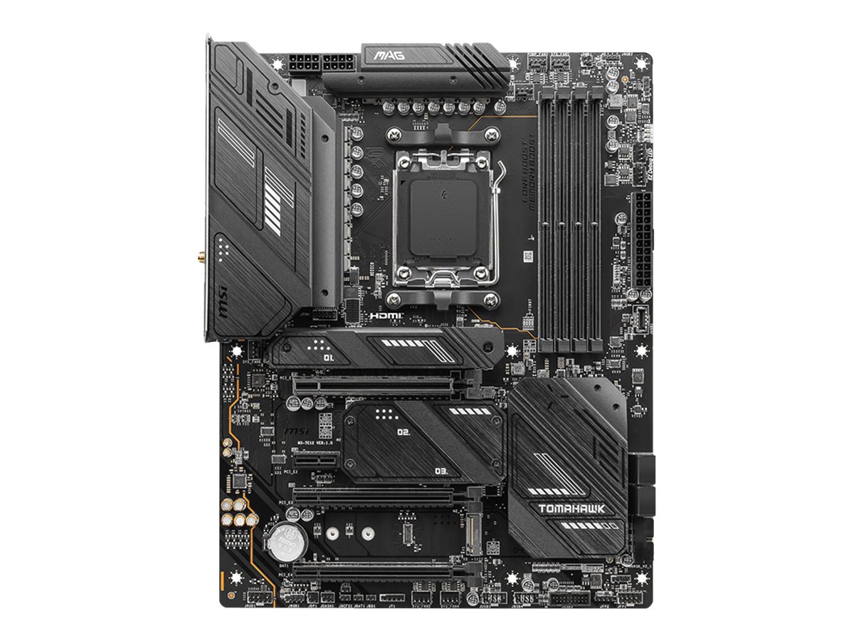 MSI MAG X670E TOMAHAWK WIFI - Motherboard - ATX - Socket AM5 - AMD X670 Chipsatz - USB 3.2 Gen 1, USB 3.2 Gen 2, USB-C G