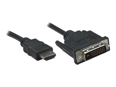 Manhattan HDMI to DVI-D 24+1 Cable, 1m, Male