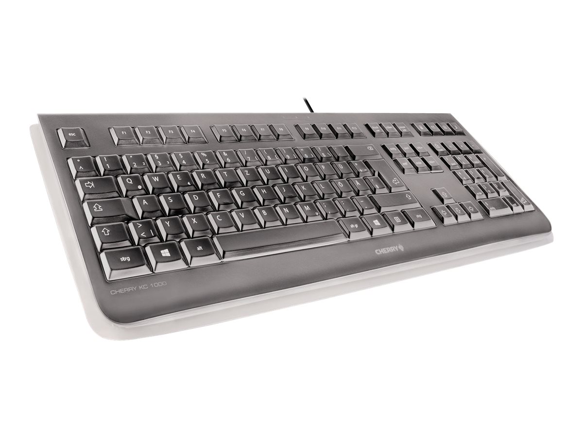 Cherry KC 1068 - Tastatur - USB - Schweiz - Schwarz