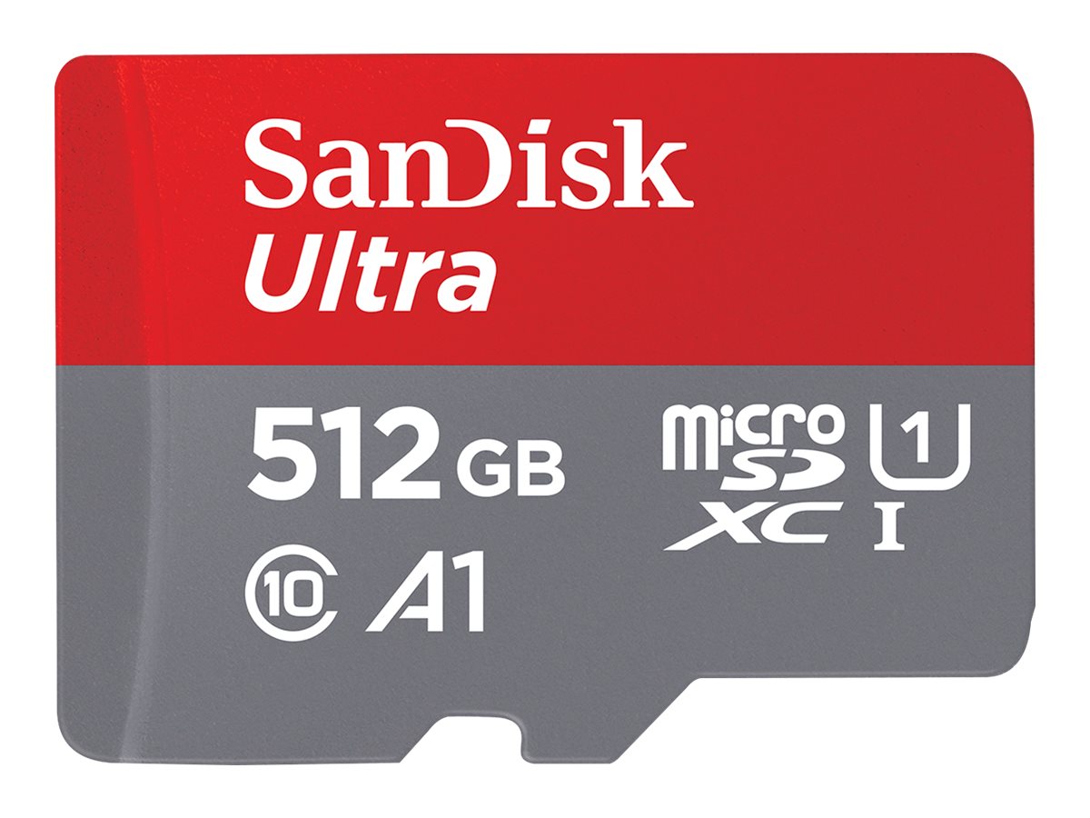 SANDISK Ultra microSDXC 512GB + Adapter (SDSQUAC-512G-GN6MA)