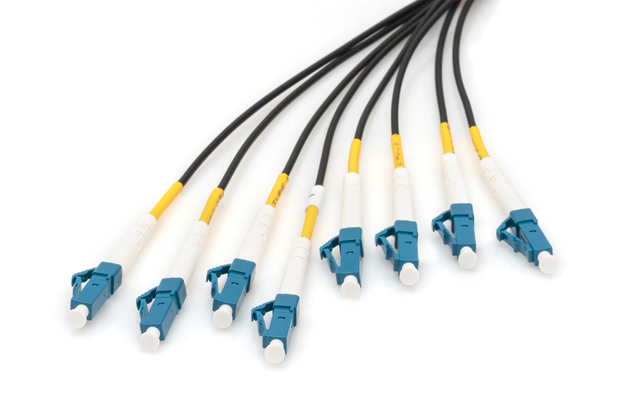DIGITUS Vorkonfektionierte Glasfaser Universal Breakout Kabel, Singlemode OS2, 8 Fasern, LC/UPC - LC/UPC, Ansicht 3