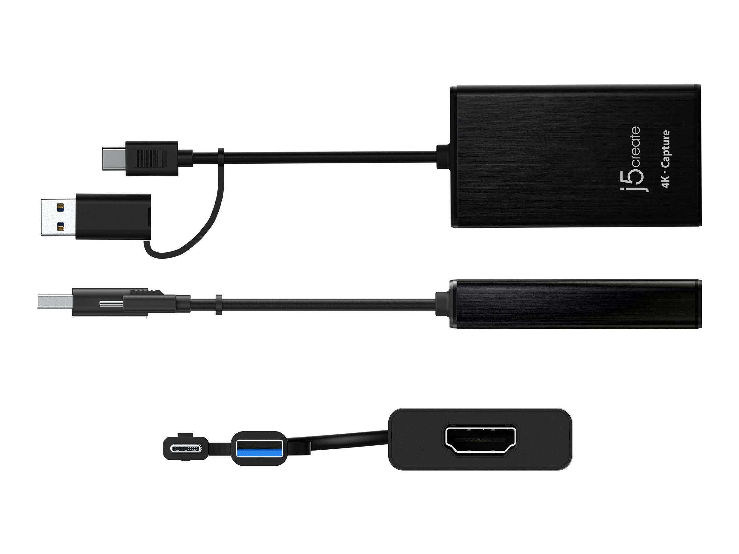 j5create JVA11 - Videoaufnahmeadapter - USB 3.2 Gen 1, USB-C 3.2 Gen 1, Ansicht 2