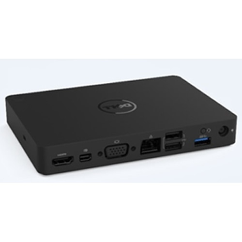 Dell WD15 180W - Kabelgebunden - USB 3.2 Gen 1 (3.1 Gen 1) Type-C - 3,5 mm - USB Typ-A - 10,100,1000 Mbit/s - Schwarz, Ansicht 2