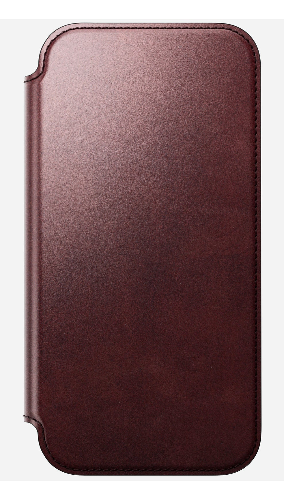 Nomad Modern Leather Folio iPhone 17 Pro Max Burgundy H., Ansicht 4